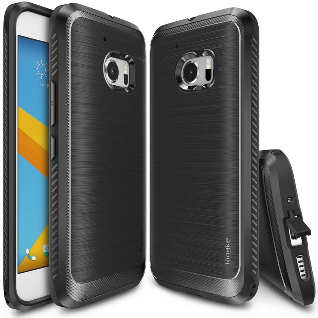 Ringke Onyx 10 ile Uyumlu Kılıf Black Ultra Extra Darbe Dağıtıcı Tam Koruma
