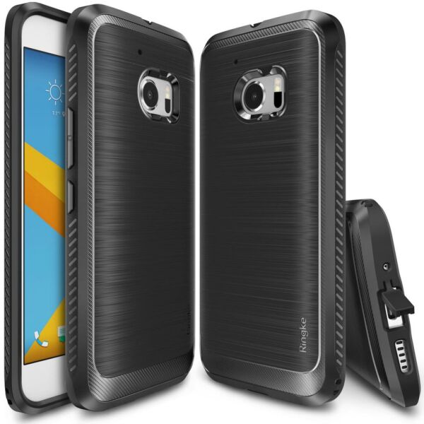 Ringke Onyx 10 ile Uyumlu Kılıf Black Ultra Extra Darbe Dağıtıcı Tam Koruma