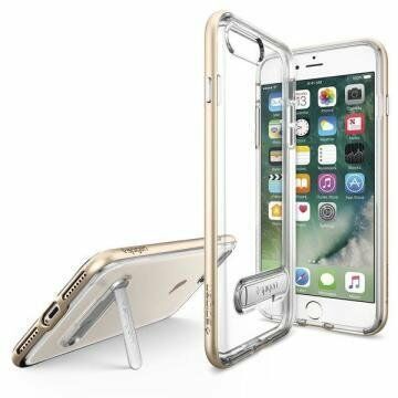 Spigen iPhone 7 Plus / 8 Plus ile Uyumlu Kılıf Crystal Hybrid Champagne Gold