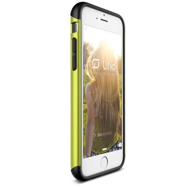Lific iPhone 6 Plus/6s Plus ile Uyumlu Mighty Card Defense Lime