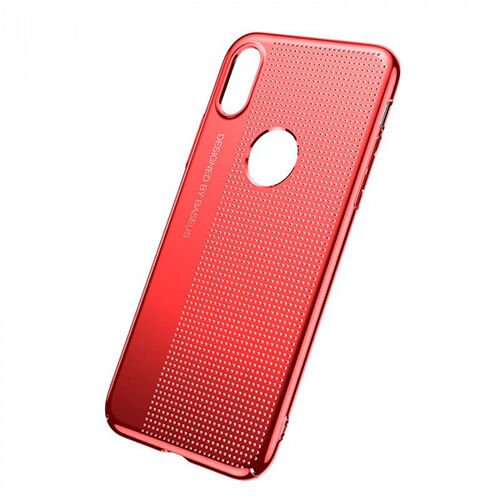 Baseus iPhone X ile Uyumlu Bright Case Kırmızı WIAPIPHX-MX09