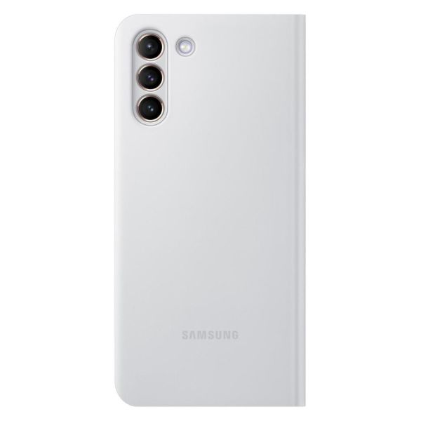 Galaxy S21 Plus / S21 Plus 5G ile Uyumlu LED View Kılıf Mor EF-NG996PVEGTR