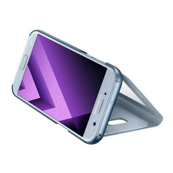 Galaxy A5(2017) ile Uyumlu S View Cover Mavi EF-CA520PLEGWW