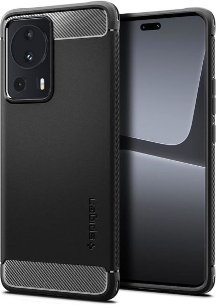 Spigen 13 Lite ile Uyumlu Kılıf Rugged Armor Matte Black