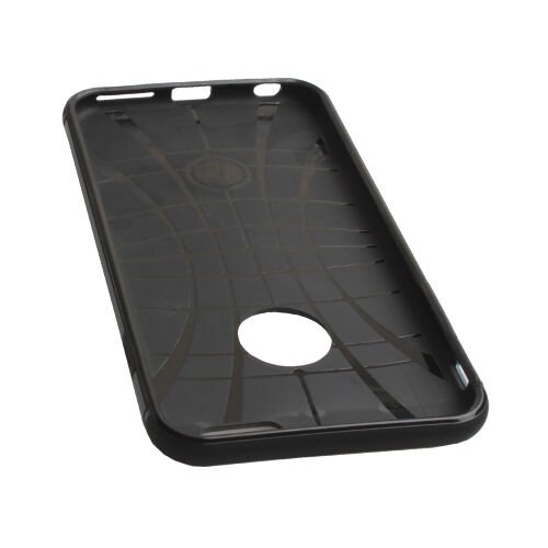 iPhone 6S Plus/6 Plus ile Uyumlu Double Hard Koruma Kılıfı Metal Slate