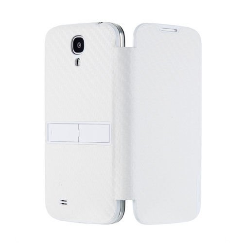 Anymode i9500 Galaxy S4 ile Uyumlu Kickstand Folio Kılıf Beyaz