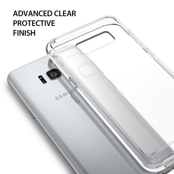 Ringke Fusion Galaxy S8 Plus ile Uyumlu Kılıf Crystal Clear