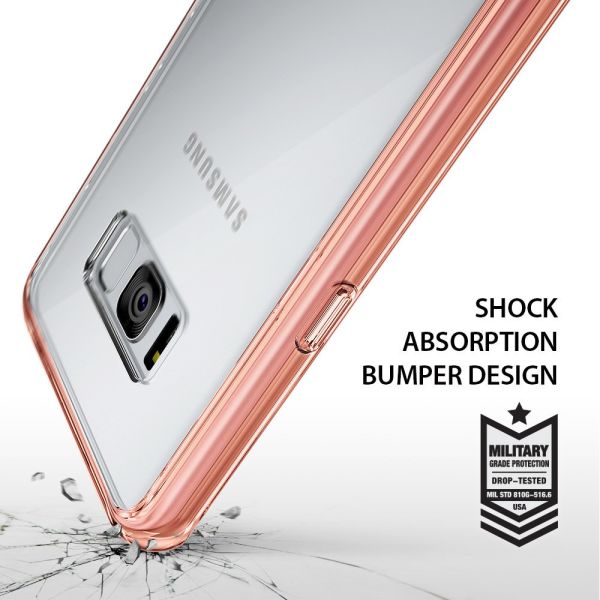 Ringke Fusion Galaxy S8 Plus ile Uyumlu Kılıf Crystal Clear