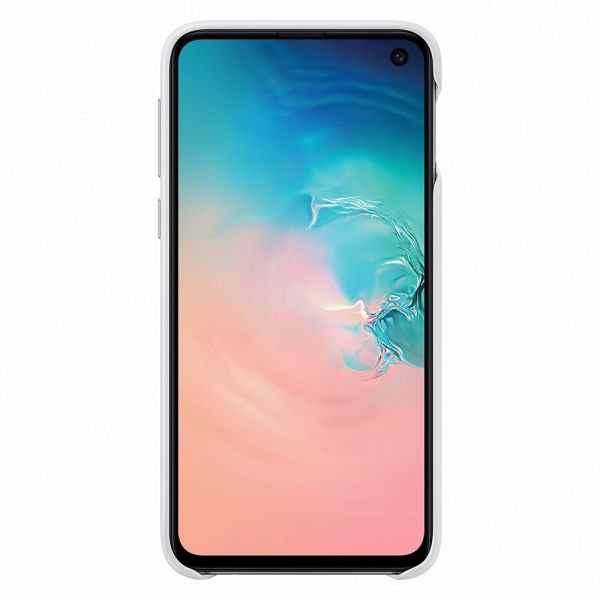 Galaxy S10e ile Uyumlu Kılıf Leather Cover Beyaz EF-VG970LWEGWW