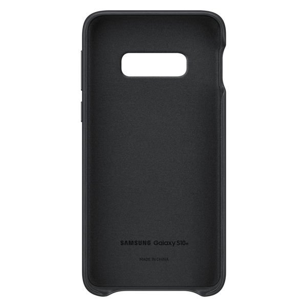 Galaxy S10e ile Uyumlu Kılıf Leather Cover Siyah EF-VG970LBEGWW