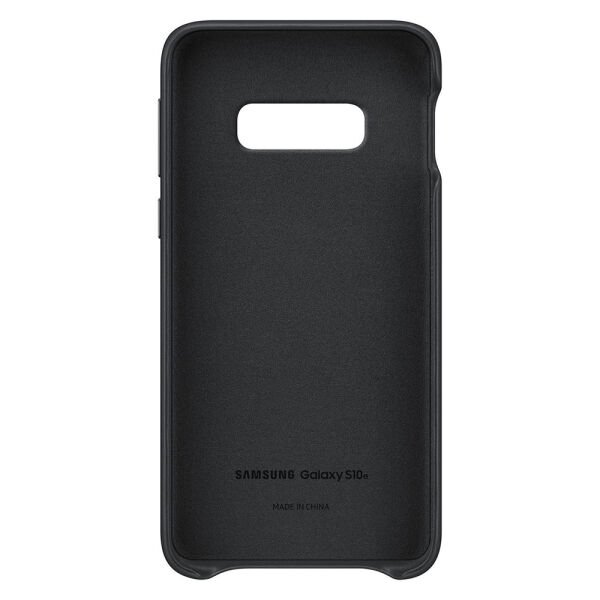 Galaxy S10e ile Uyumlu Kılıf Leather Cover Siyah EF-VG970LBEGWW