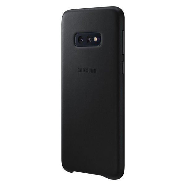 Galaxy S10e ile Uyumlu Kılıf Leather Cover Siyah EF-VG970LBEGWW
