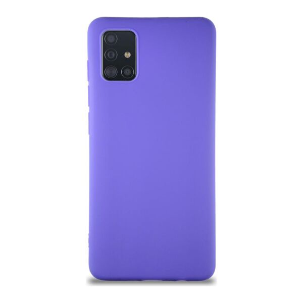 Galaxy M31S ile Uyumlu Cappy Silikon Kılıf Mor