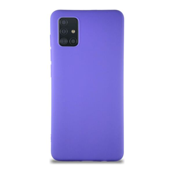 Galaxy M31S ile Uyumlu Cappy Silikon Kılıf Mor