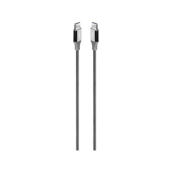 ttec AlumiCable USB-C - USB-C 300cm 65W PD/QC Hızlı Şarj/Data Kablosu Uzay Grisi 2DK52UG