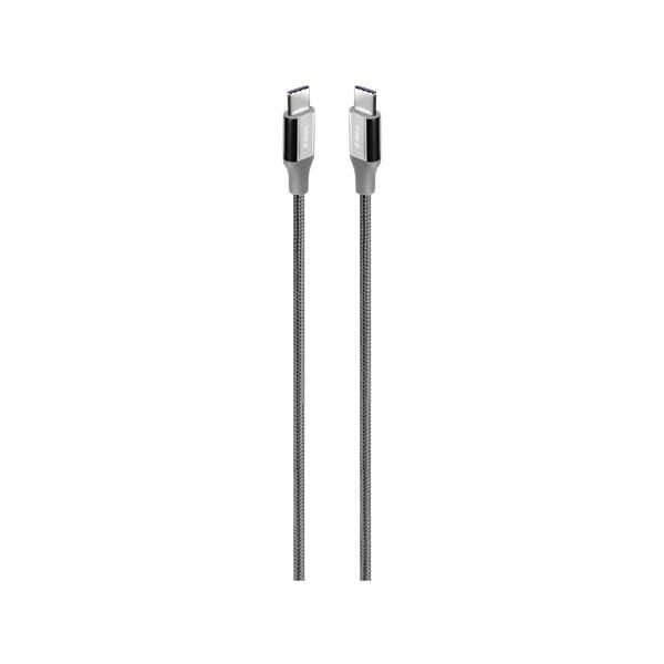 ttec AlumiCable USB-C - USB-C 300cm 65W PD/QC Hızlı Şarj/Data Kablosu Uzay Grisi 2DK52UG