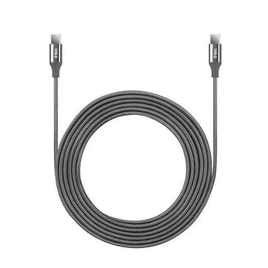 ttec AlumiCable USB-C - USB-C 300cm 65W PD/QC Hızlı Şarj/Data Kablosu Uzay Grisi 2DK52UG
