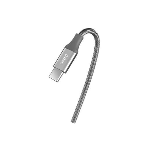 ttec AlumiCable USB-C - USB-C 300cm 65W PD/QC Hızlı Şarj/Data Kablosu Uzay Grisi 2DK52UG
