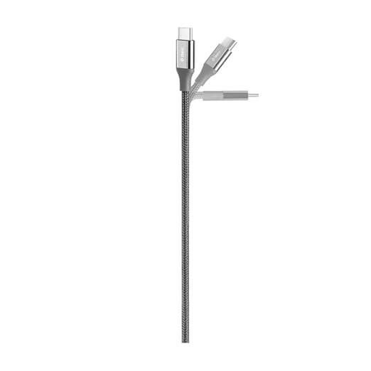 ttec AlumiCable USB-C - USB-C 300cm 65W PD/QC Hızlı Şarj/Data Kablosu Uzay Grisi 2DK52UG