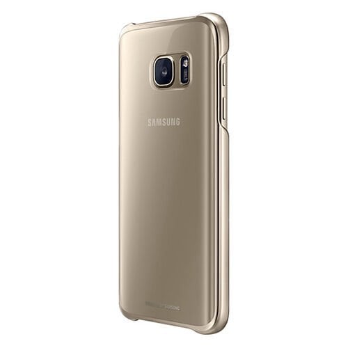 Galaxy S7 ile Uyumlu Clear Back Cover Kılıf Altın EF-QG930CFEGWW