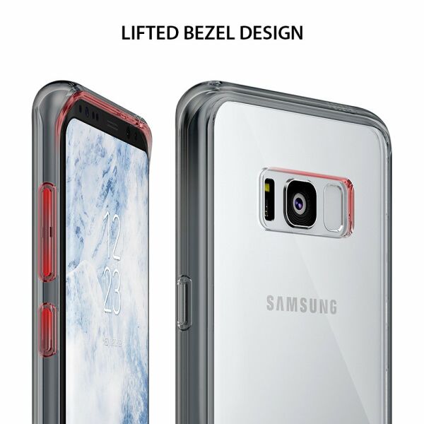 Ringke Fusion Galaxy S8 ile Uyumlu Kılıf Smoke Black