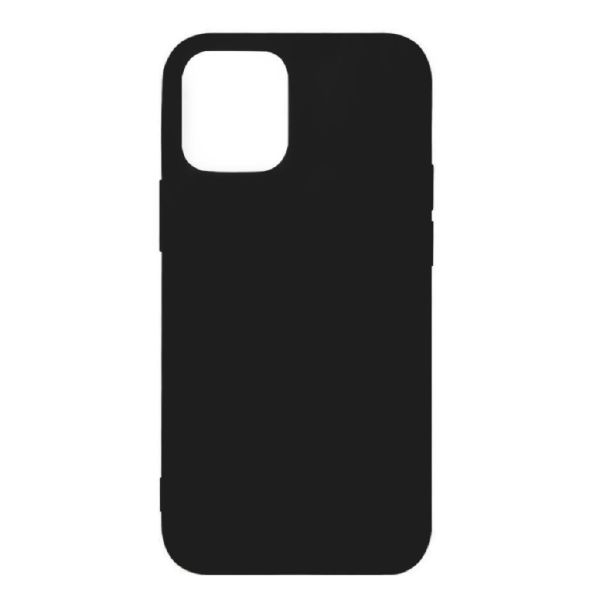 iPhone 12 Pro Max ile Uyumlu Cappy Silikon Kılıf (6.7'') Siyah