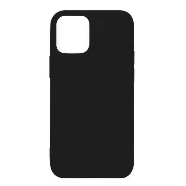 iPhone 12 Pro Max ile Uyumlu Cappy Silikon Kılıf (6.7'') Siyah