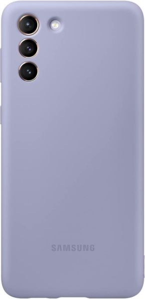 Galaxy S21 Plus ile Uyumlu Silikon Kılıf Mor EF-PG996TVEGWW (Out)