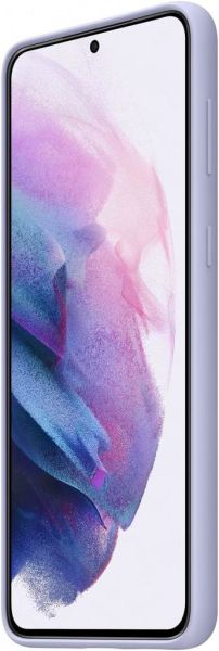 Galaxy S21 Plus ile Uyumlu Silikon Kılıf Mor EF-PG996TVEGWW (Out)