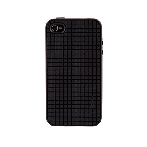 Speck iPhone 4S/4 ile Uyumlu PixelSkin HD Silikon Kılıf Siyah