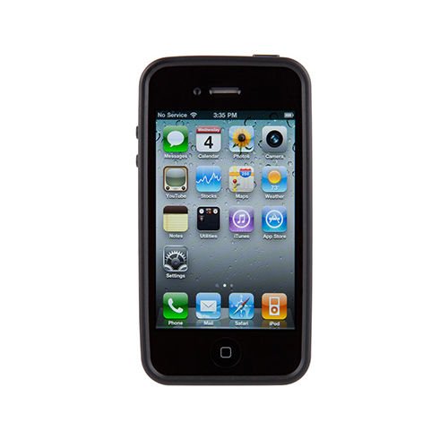 Speck iPhone 4S/4 ile Uyumlu PixelSkin HD Silikon Kılıf Siyah