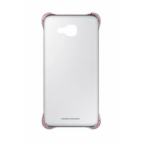 Galaxy A7 (2016) A710F ile Uyumlu Clear Back Cover Kılıf Pembe EF-QA710CZEGWW