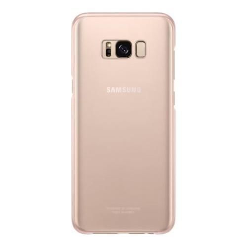Galaxy S8+ ile Uyumlu Şeffaf Koruyucu Kılıf Pembe EF-QG955CPEGWW