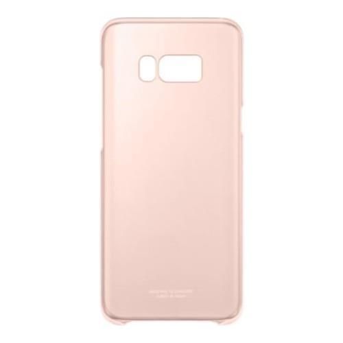 Galaxy S8+ ile Uyumlu Şeffaf Koruyucu Kılıf Pembe EF-QG955CPEGWW