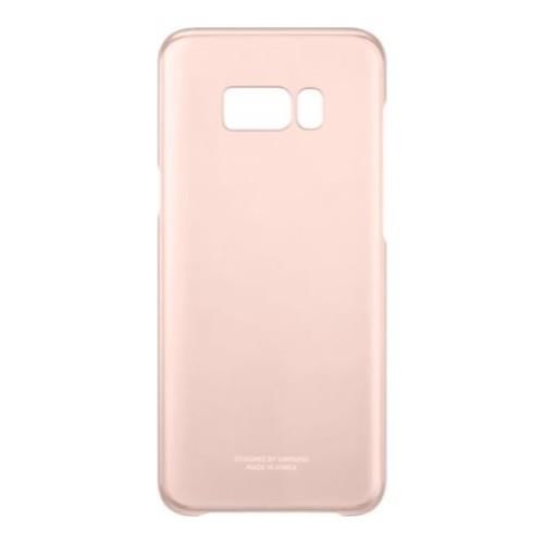 Galaxy S8+ ile Uyumlu Şeffaf Koruyucu Kılıf Pembe EF-QG955CPEGWW