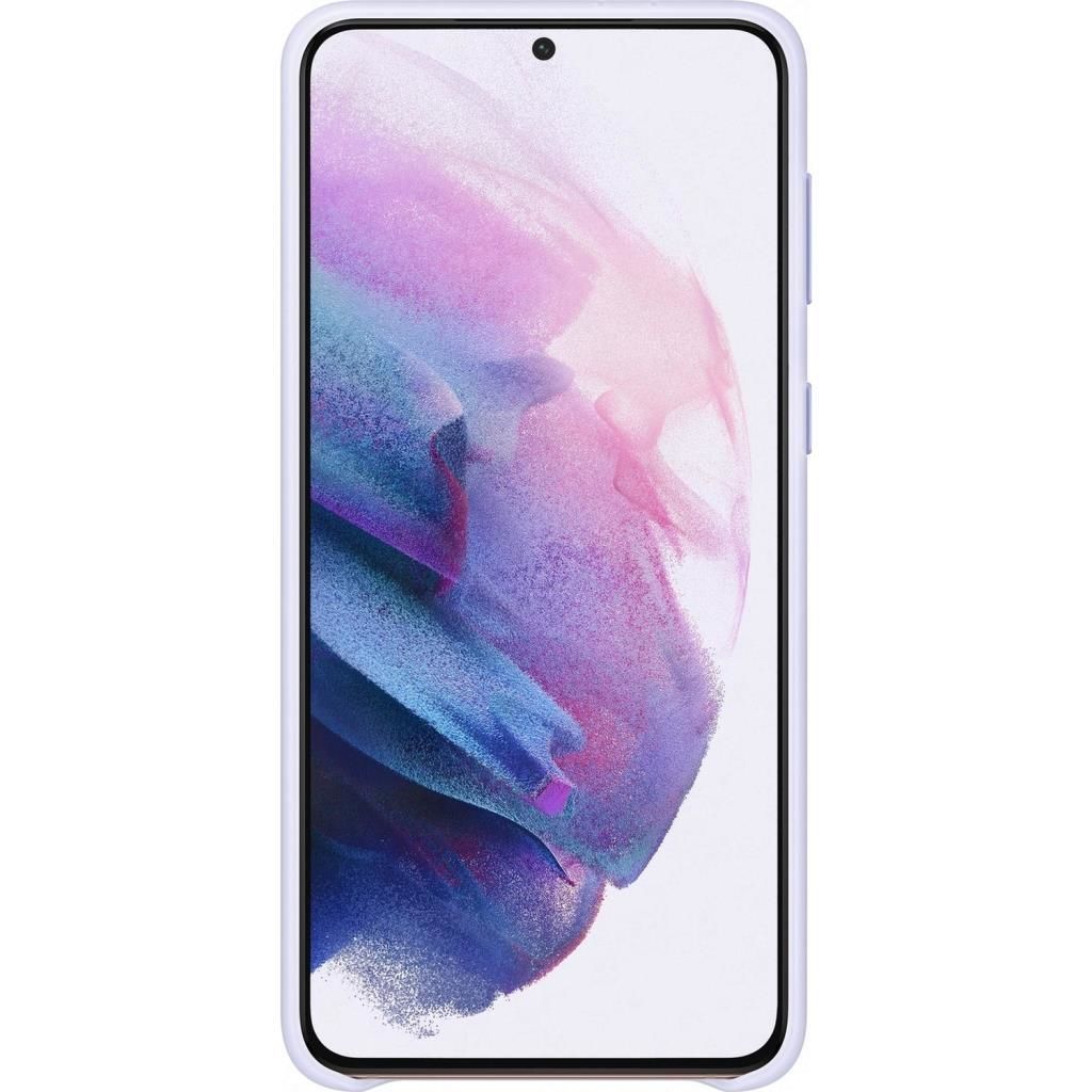 Galaxy S21 Plus ile Uyumlu Smart Led Cover Kılıf-Mor EF-KG996CVEGTR