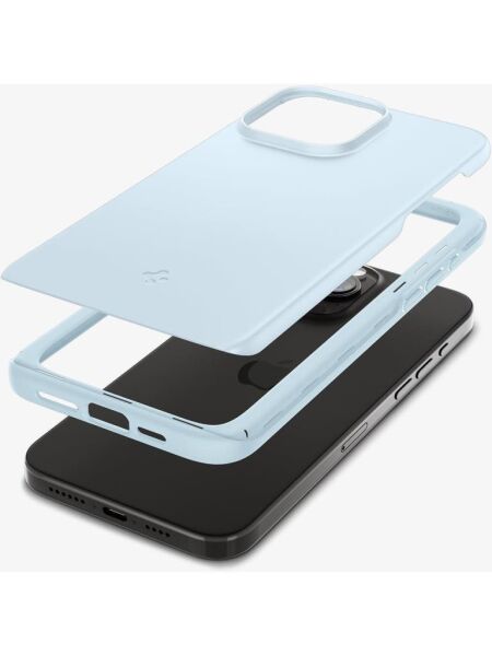 Spigen iPhone 15 Pro ile Uyumlu Kılıf Thin Fit Mute Blue