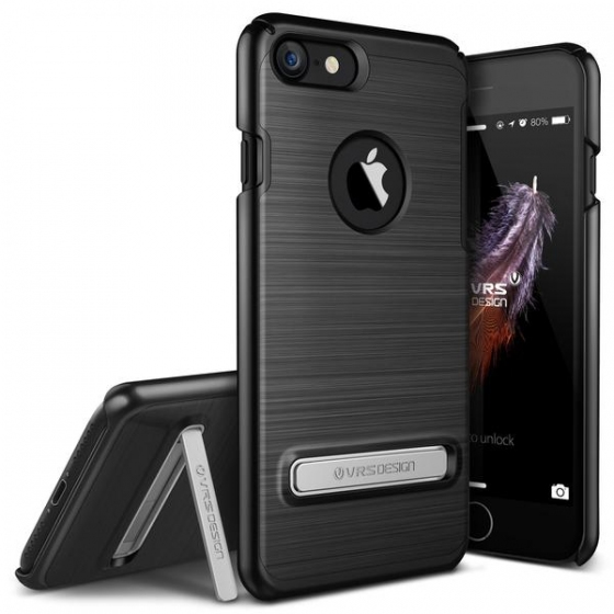 VRS iPhone 7 ile Uyumlu Simpli Lite Kılıf Black
