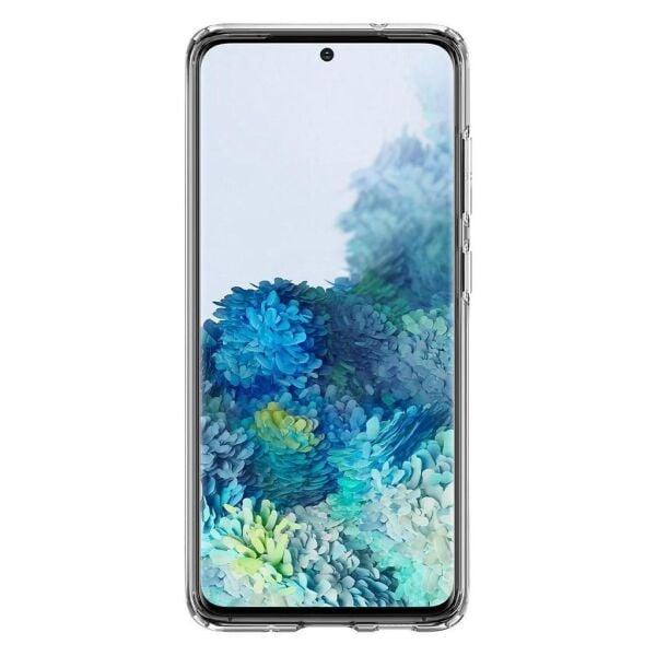 Spigen Galaxy S20 ile Uyumlu Kılıf Liquid Crystal-Crystal Clear