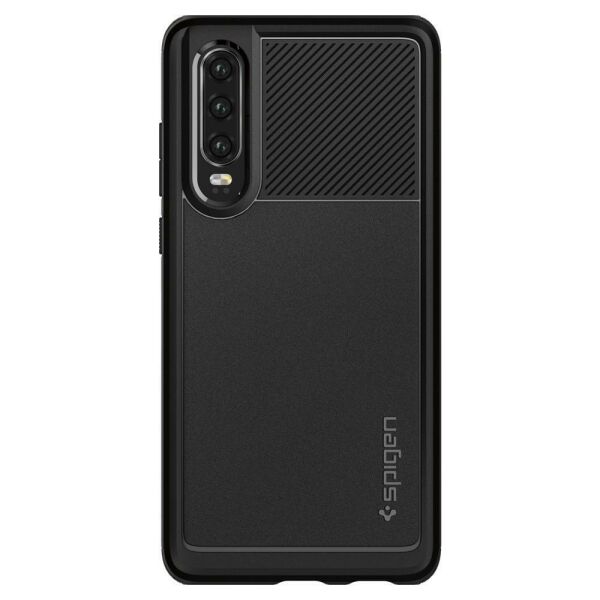 Spigen P30 ile Uyumlu Kılıf Rugged Armor Matte Black