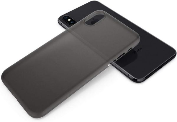 Spigen iPhone XR ile Uyumlu Kılıf Air Skin 0.3 mm Ultra ince Black