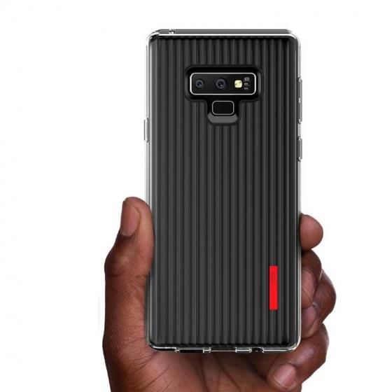 VRS Design Galaxy Note 9 ile Uyumlu Crystal Fit Label Kılıf Clear