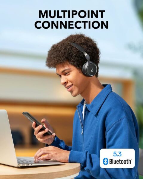 Anker Soundcore H30i Kulak Üstü Bluetooth Kulaklık - Siyah
