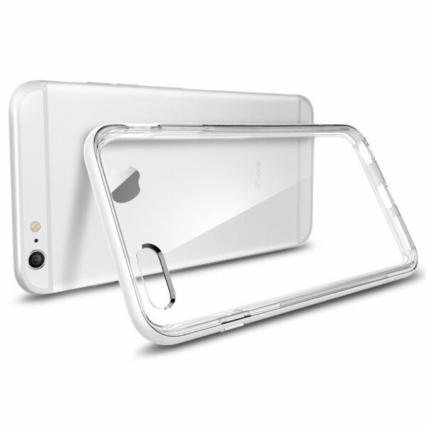 Spigen iPhone 6s Plus/6 Plus ile Uyumlu Kılıf Neo Hybrid EX Shimmery White