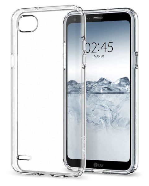 Spigen Q6 ile Uyumlu Kılıf Liquid Crystal 4 Tarafı Koruma