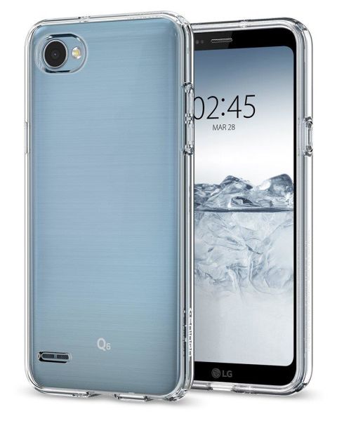 Spigen Q6 ile Uyumlu Kılıf Liquid Crystal 4 Tarafı Koruma