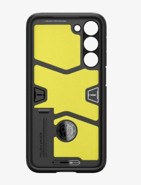 Spigen Galaxy S23 ile Uyumlu Kılıf Tough Armor Black