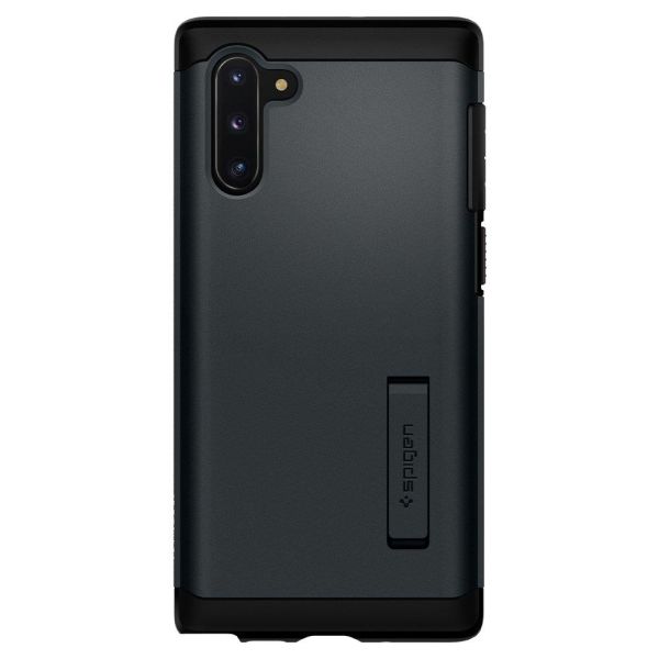 Spigen Galaxy Note 10 ile Uyumlu Kılıf Slim Armor Metal Slate