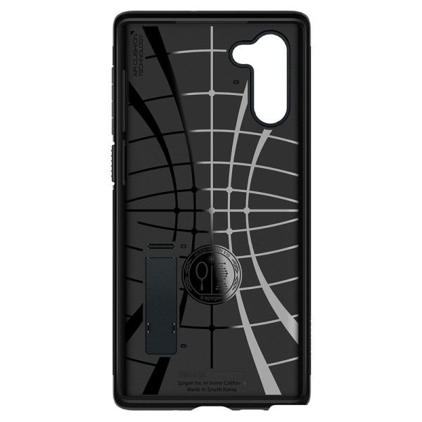 Spigen Galaxy Note 10 ile Uyumlu Kılıf Slim Armor Metal Slate