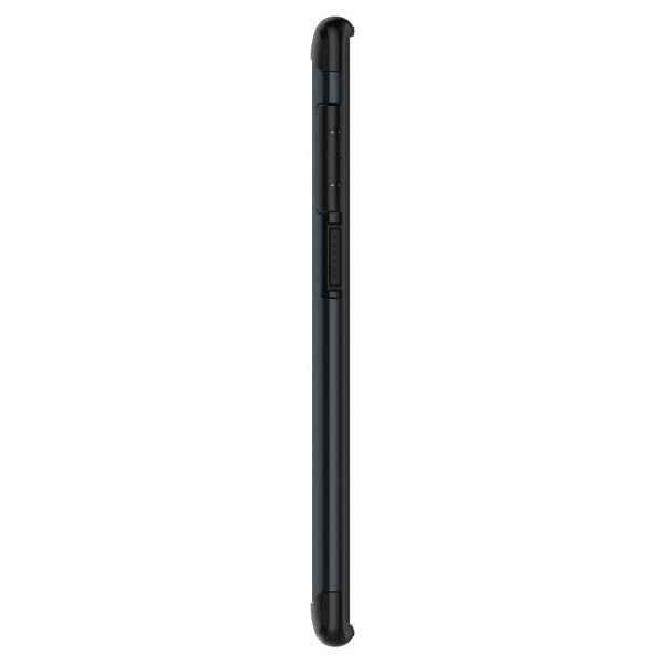 Spigen Galaxy Note 10 ile Uyumlu Kılıf Slim Armor Metal Slate